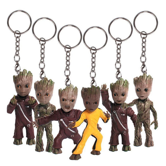 Brelok Baby Groot, figurka 3D - różne kostiumy, kolekcja