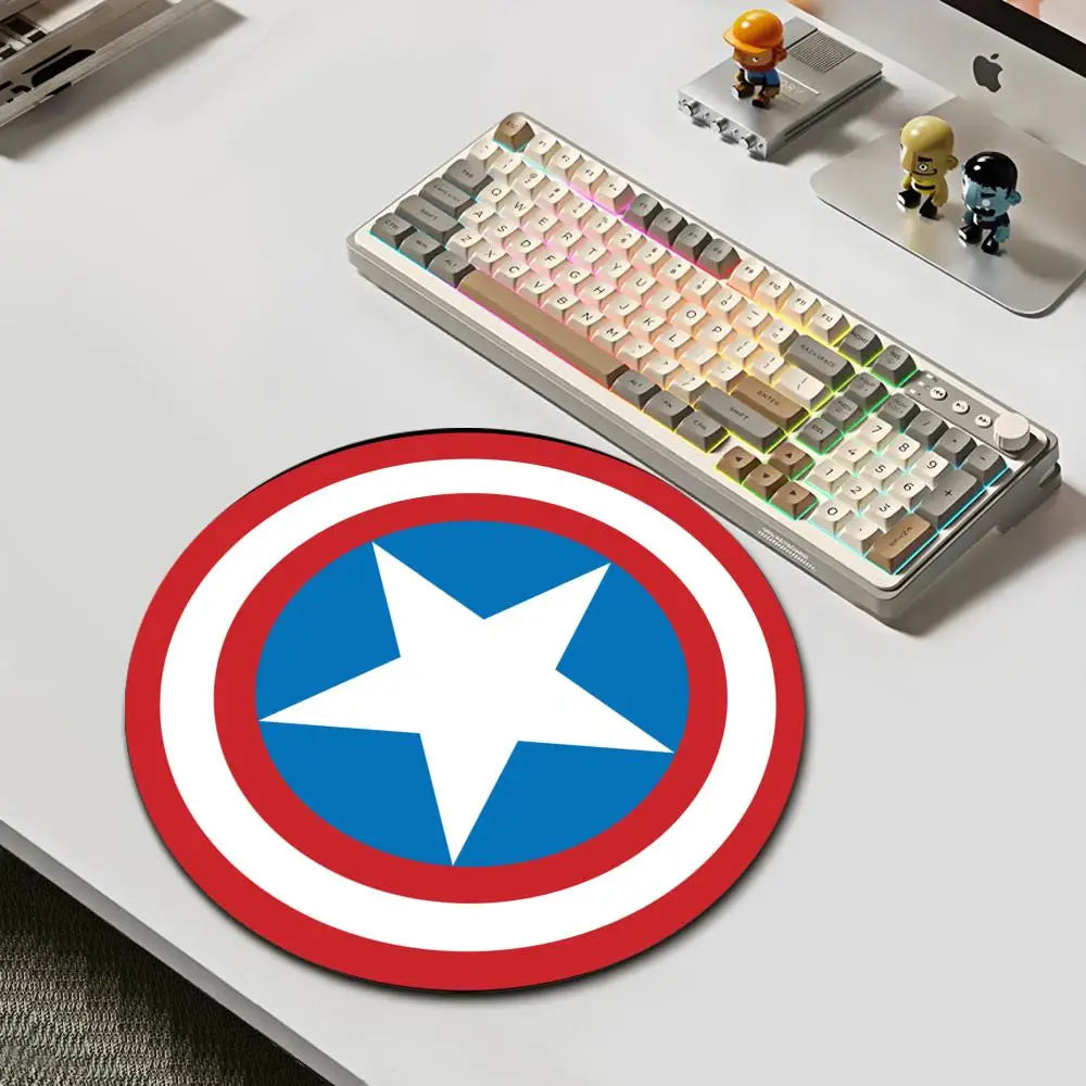 Podkładka pod mysz Avengers Captain America – Okrągła niebieska tarcza
