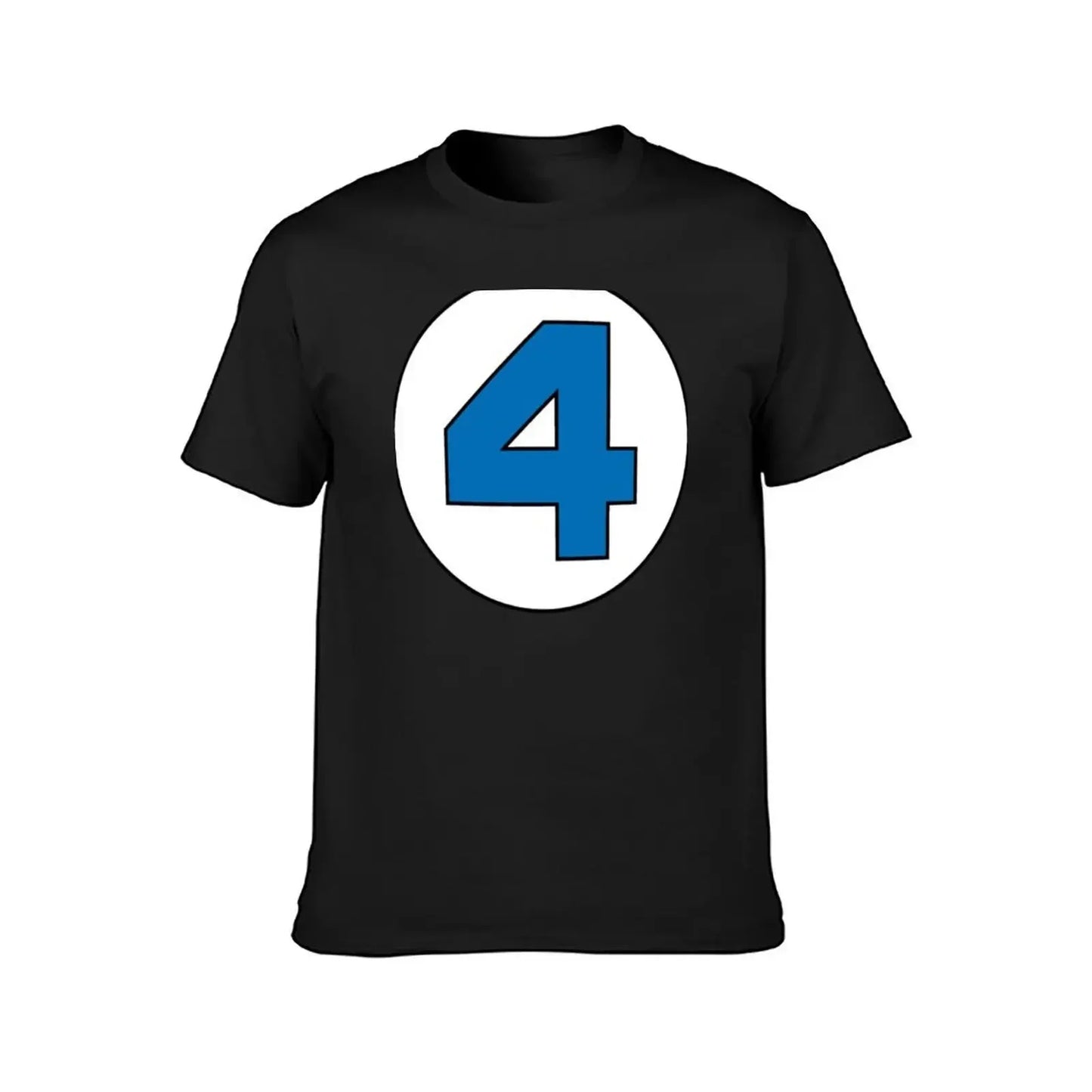 T-shirt The Fantastic 4 – duże czarne logo, fason oversize