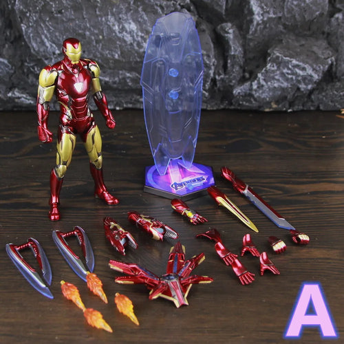 Figurka ZD Toys Iron Man MK85 2.0 LED – pełny zestaw, wariant A3