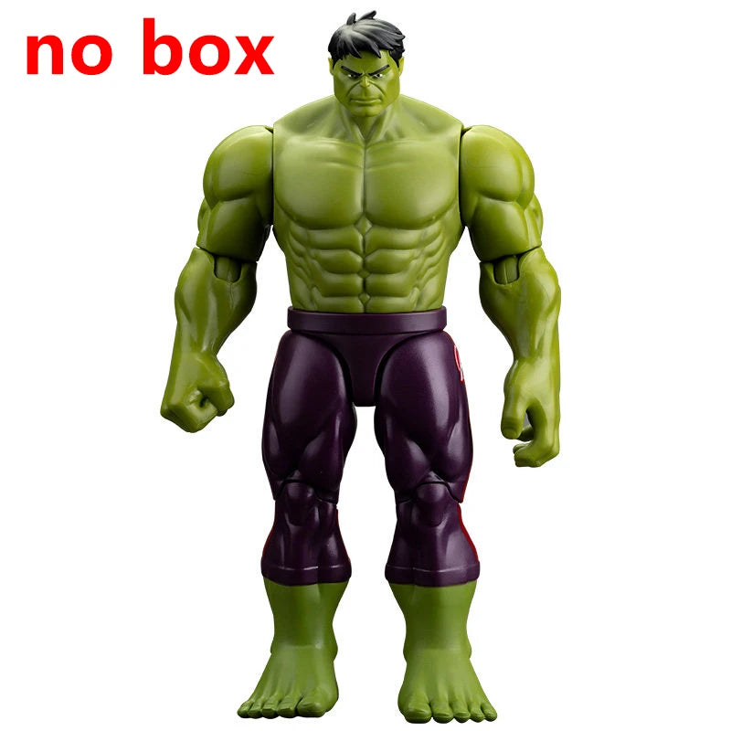 Zestaw Avengers - kolekcja wielu postaci: Iron Man, Thor, Hulk, Spider-Man 18 cm