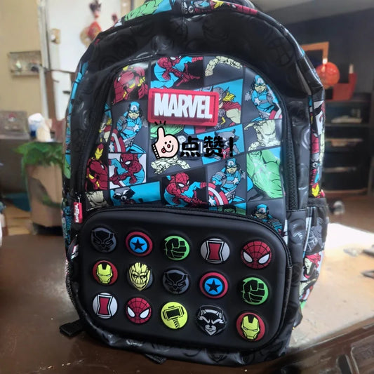Plecak Marvel Multi-Hero - odpinane przypinki Avengers