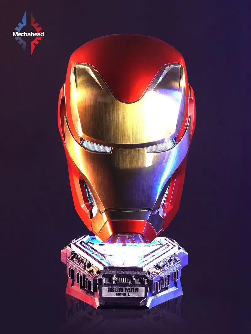 Kask Iron Man Avengers – zautomatyzowany cosplayowy MK50 w kolorze czerwono-złotym