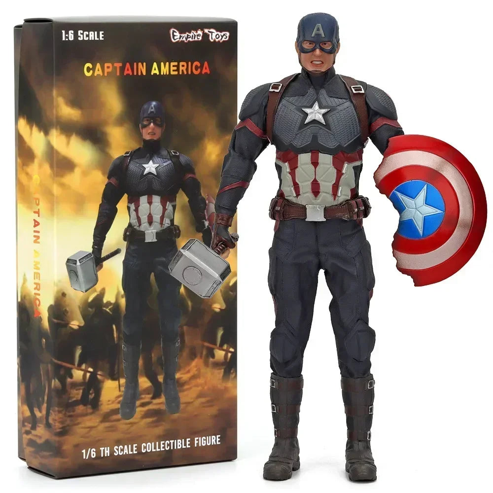 Figurka Avengers Kapitan Ameryka – złota edycja 1/6