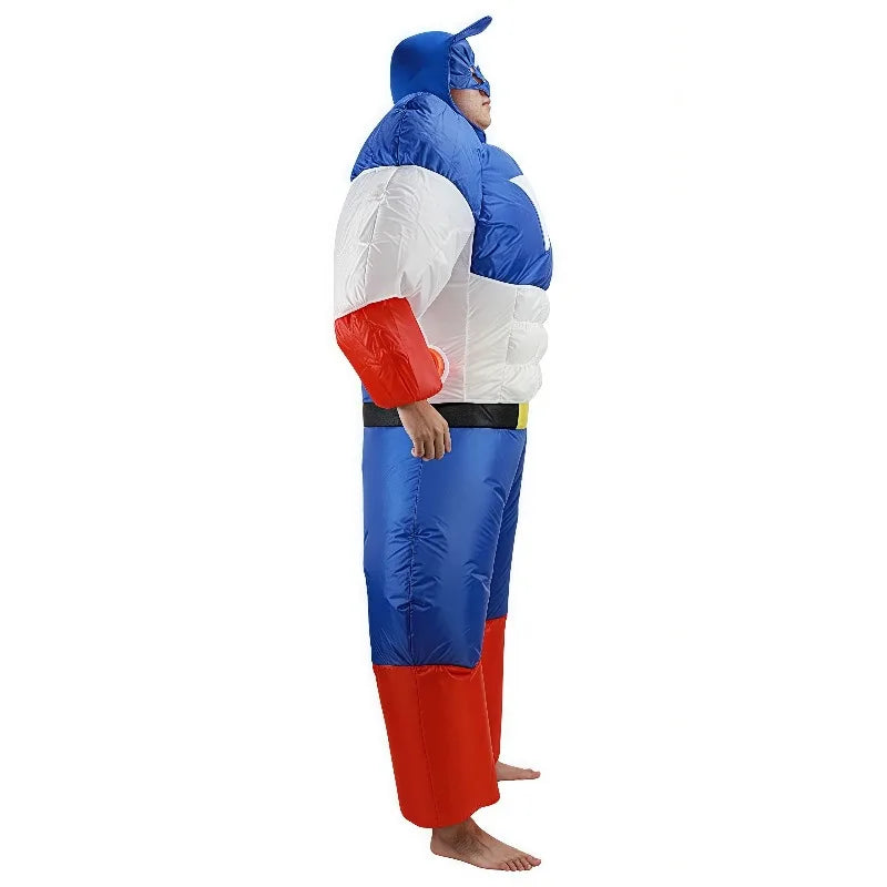Nadmuchiwany kostium Avengers Kapitan Ameryka