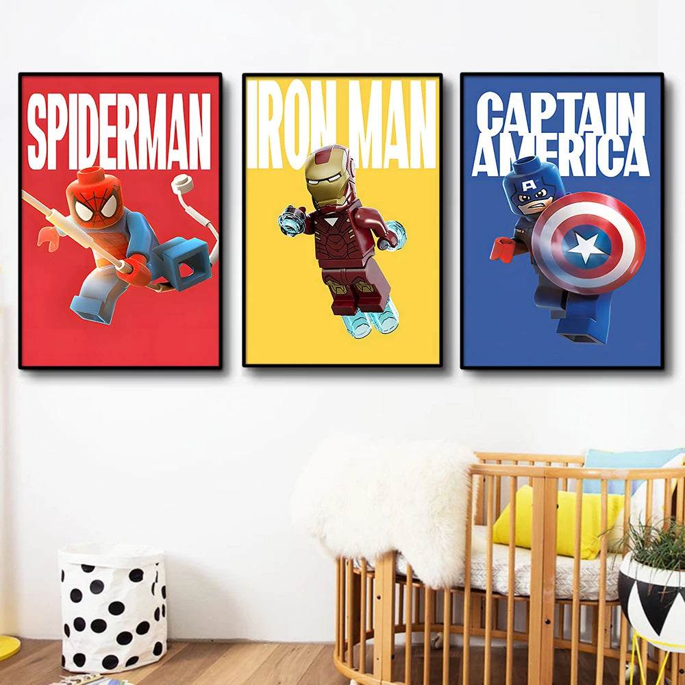 Plakat Avengers Wolverine – styl chibi, żółte tło