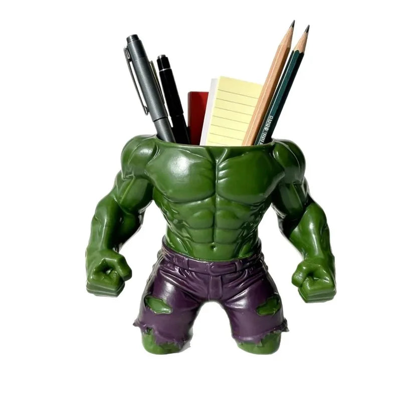 Kubek na ołówki Hulk – umięśnione popiersie, organizer na biurko