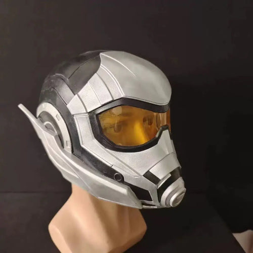 Kask Stature (Cassie Lang) – srebrno-czarny z bursztynową wizjerą