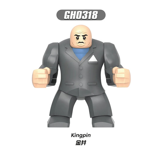 Figurka Kingpin – minifigurka w szarym kostiumie