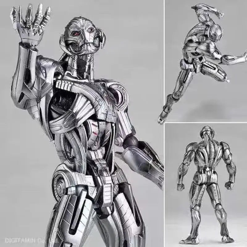 Figurka Ultron Revoltech Yamaguchi – ruchoma, monochromatyczna z PVC