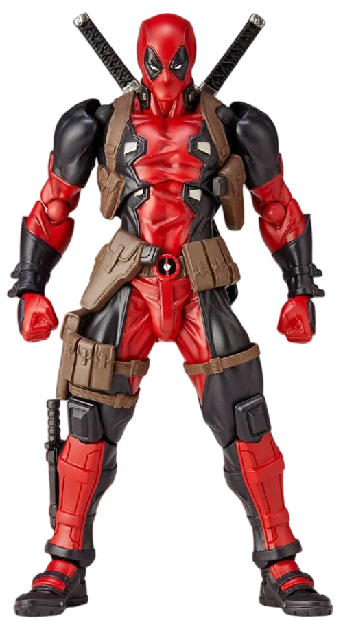 Figurka Deadpool – czerwono-czarny strój
