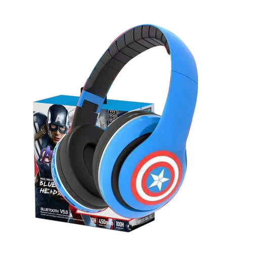 Słuchawki Bluetooth Avengers Captain America – Jasnoniebieskie