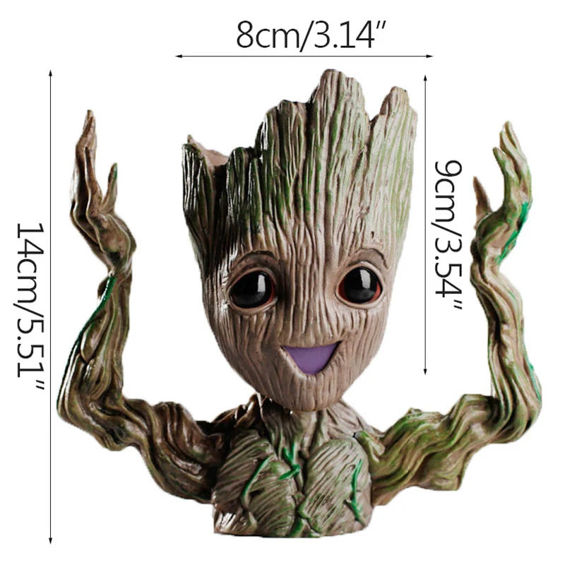 Doniczka Baby Groot – wielopozycyjny przybornik na ołówki i organizer