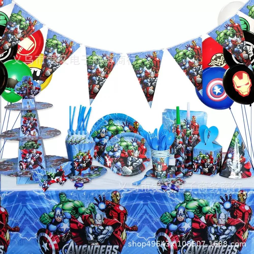 Dekoracje urodzinowe Avengers – balon w kształcie cyfry 2