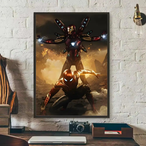 Naklejka Iron Man – scena akcji