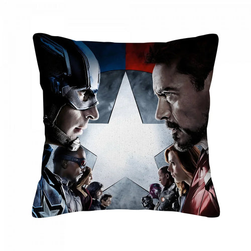 Poszewka na poduszkę Avengers – grupa, plakat Civil War