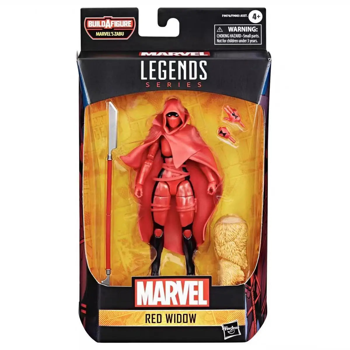 Figurka Marvel Legends Red Widow — Hasbro Build-A-Figure Marvel’s Zabu
