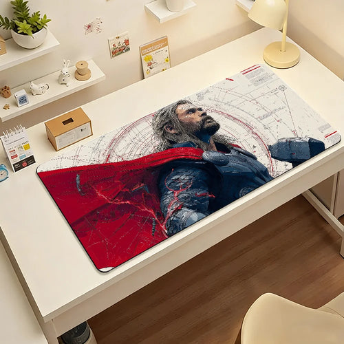 Podkładka pod mysz Thor – Czerwony rysunek techniczny