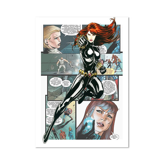 Plakat Black Widow – komiks