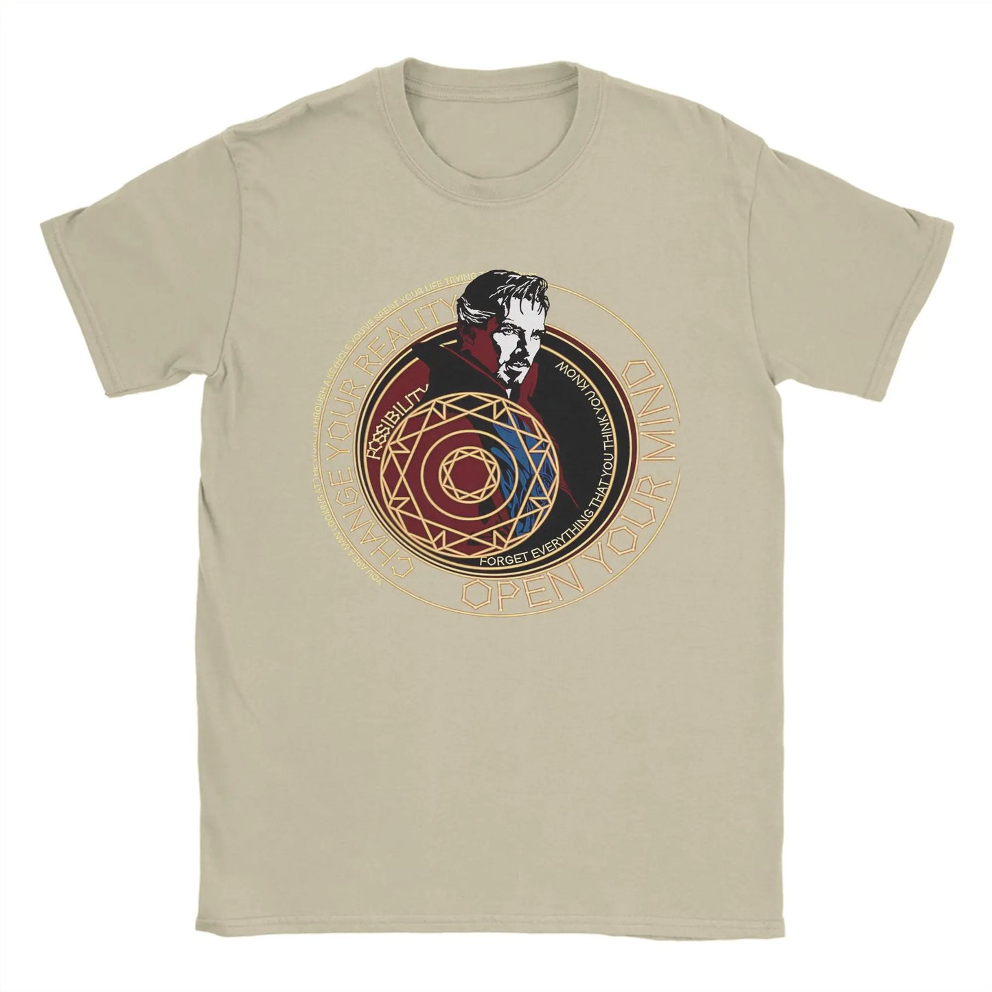 T-shirt Doctor Strange – mistyczny krąg „Change Your Reality”, męski