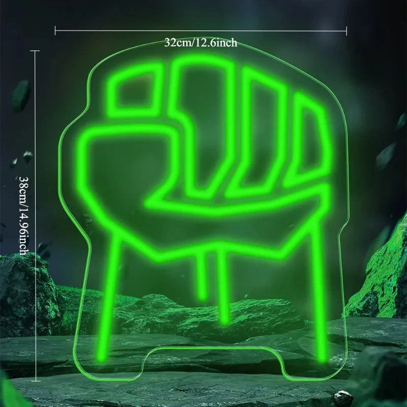 Neon LED Avengers Thor – młot Mjolnir