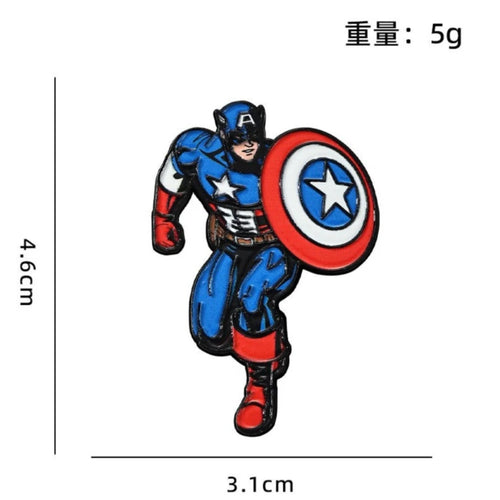 Emaliowana przypinka Avengers – Captain America
