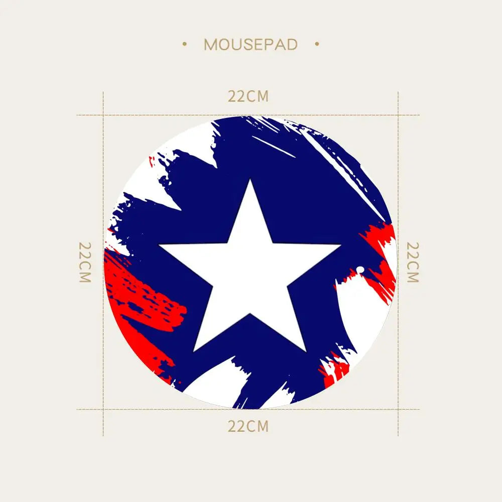 Podkładka pod mysz Avengers Captain America – Okrągła niebieska tarcza