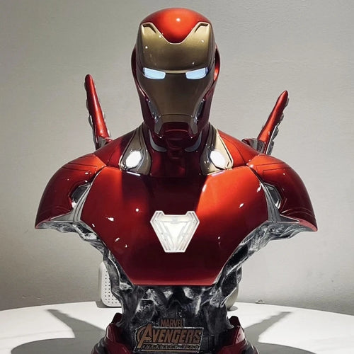 Podświetlane popiersie Avengers Iron Man – Klasyczne, podstawa Avengers