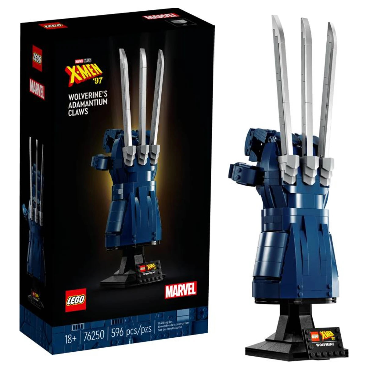 LEGO Marvel 76250 – Adamantowe szpony Wolverine’a z X-Men ’97, 596 elementów