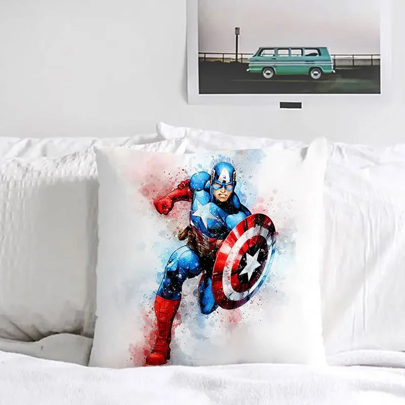 Poszewka na poduszkę Iron Man — akwarelowe podwójne repulsory