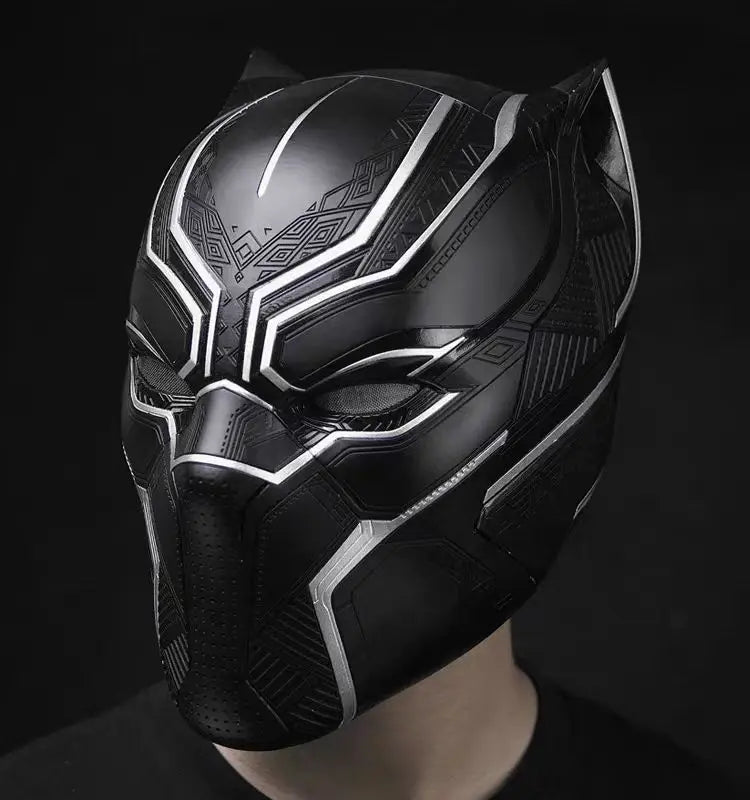Hełm cosplayowy Black Panther – skala 1:1, do noszenia, wysoki poziom detali