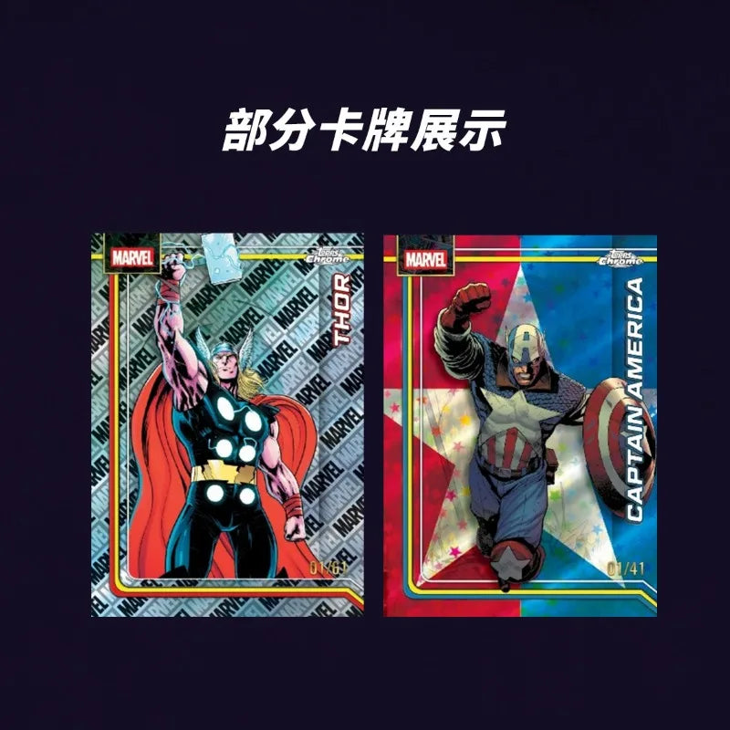 Karty kolekcjonerskie Topps Chrome Marvel Comics 2026 - oficjalny zestaw Wolverine Venom