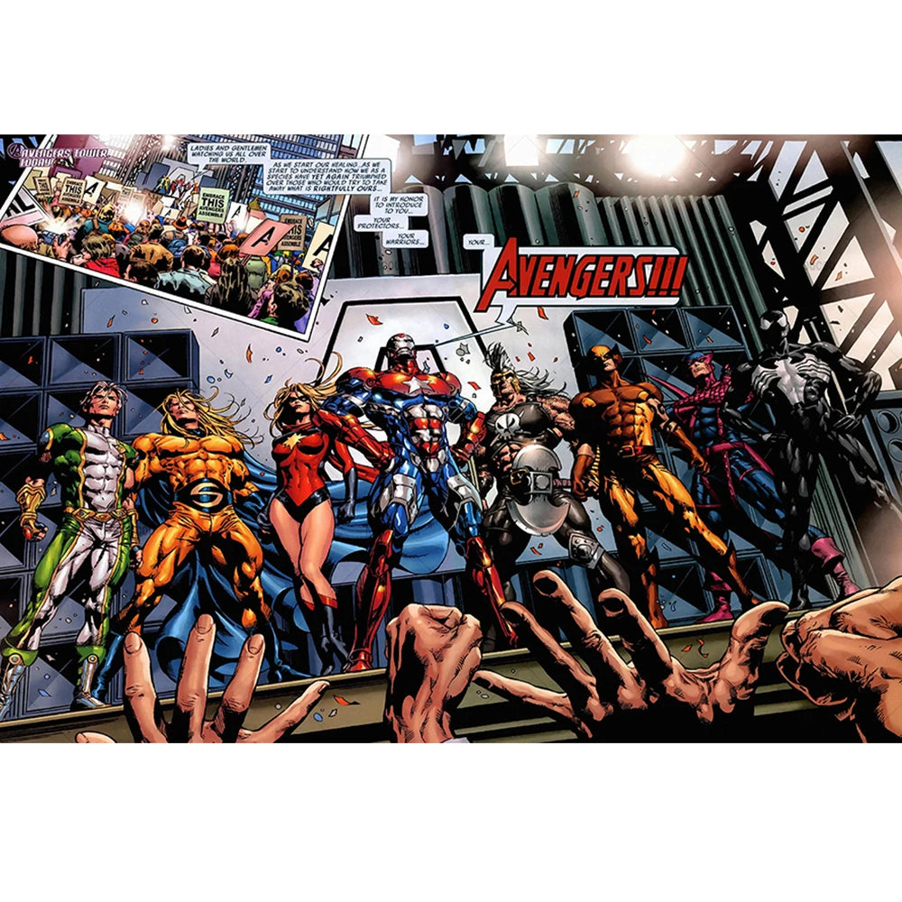 Plakat New Avengers – okładka komiksu