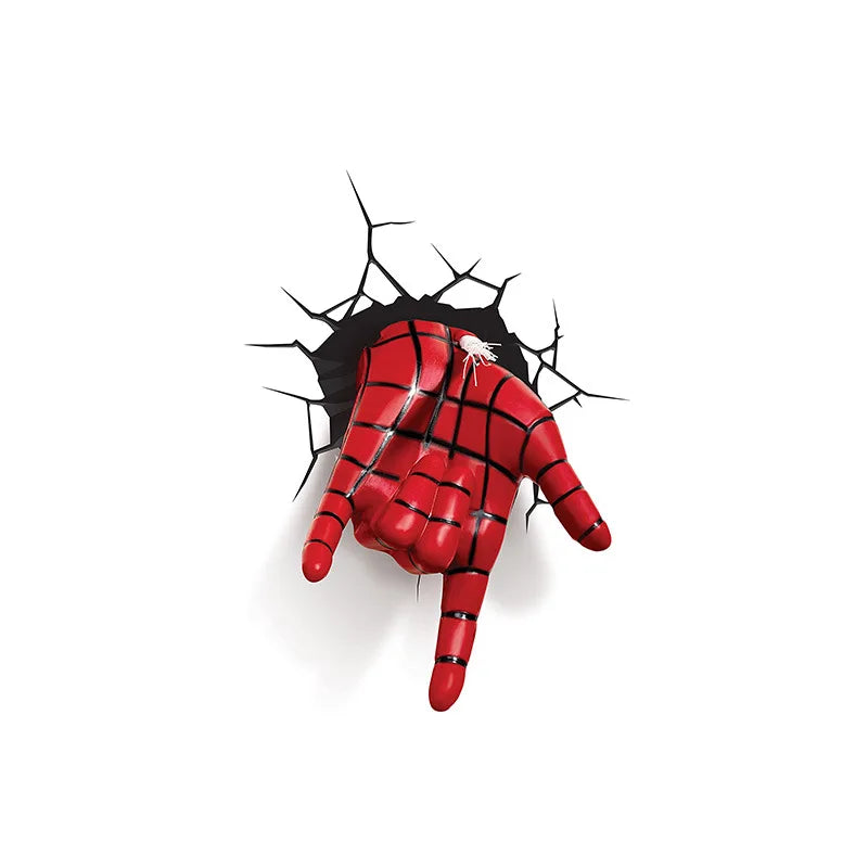 Naklejki Avengers Iron Man Kapitan Ameryka – ścienne, trójwymiarowy efekt trompe-l’œil