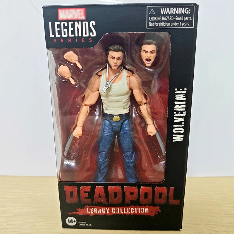 Figurka Hasbro Marvel Legends Wolverine – top na ramiączkach, dżinsy, wysunięte pazury