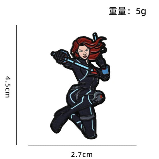 Emaliowana przypinka Avengers – Black Widow
