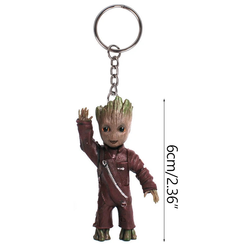 Brelok Baby Groot, figurka 3D - różne kostiumy, kolekcja