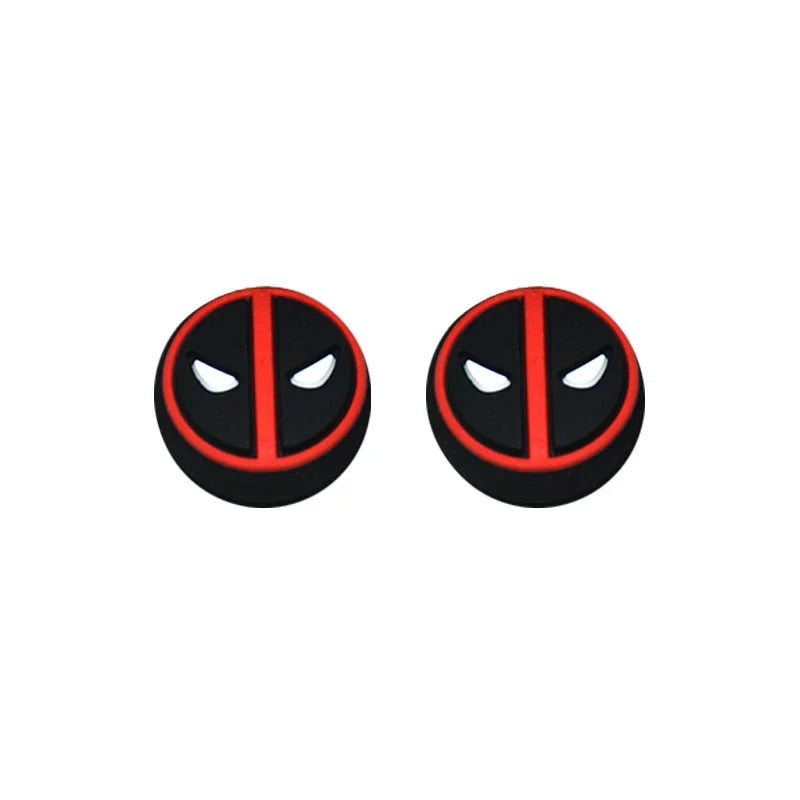 Nakładki na uchwyty kontrolera Deadpool – Czerwona i czarna maska