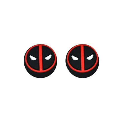 Nakładki na uchwyty kontrolera Deadpool – Czerwona i czarna maska