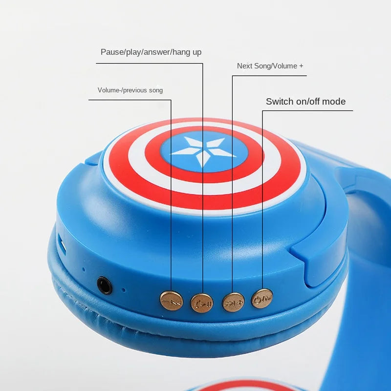 Słuchawki Bluetooth Avengers Hulk – Zielone