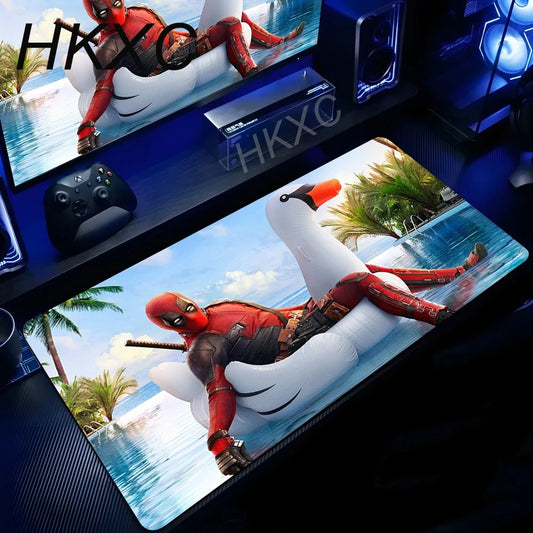 Podkładka pod mysz Marvel Deadpool – Nadmuchiwany łabędź na plaży