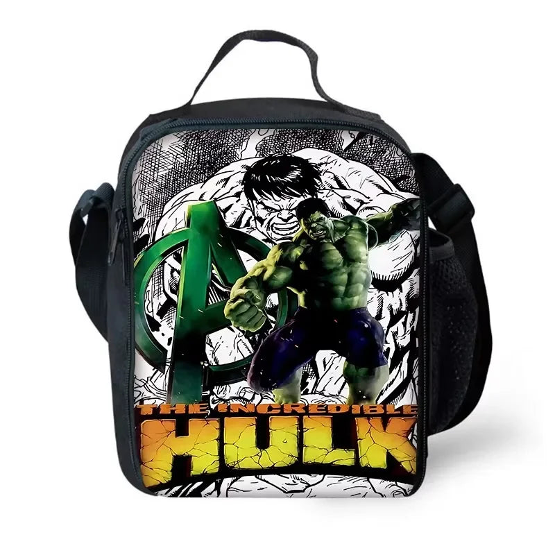 Dziecięca torba na lunch Hulk – zielone logo The Incredible Hulk Avengers