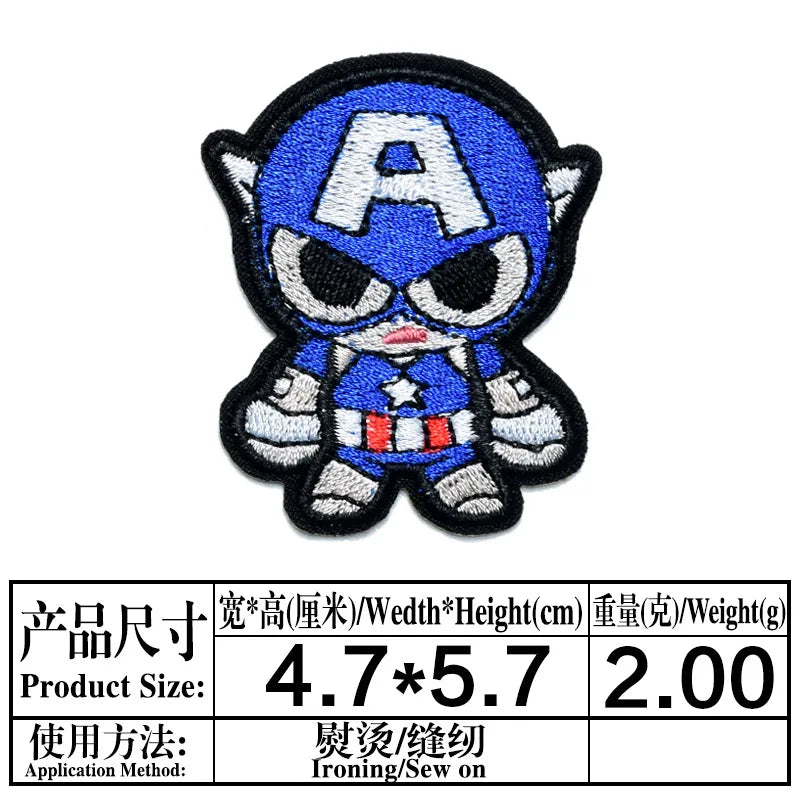 Naszywka Avengers Captain America – Chibi w kasku
