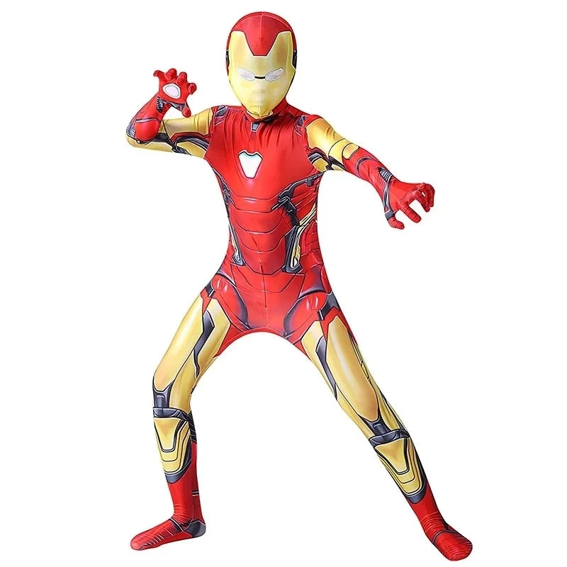 Dziecięcy kostium cosplay Iron Man — kombinezon superbohatera