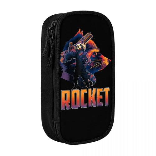 Piórnik Avengers Rocket Raccoon – Sylwetka o zachodzie słońca