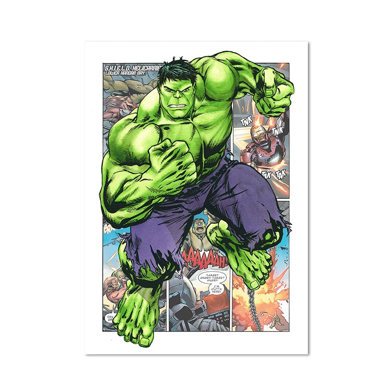 Plakat Hulk – komiks