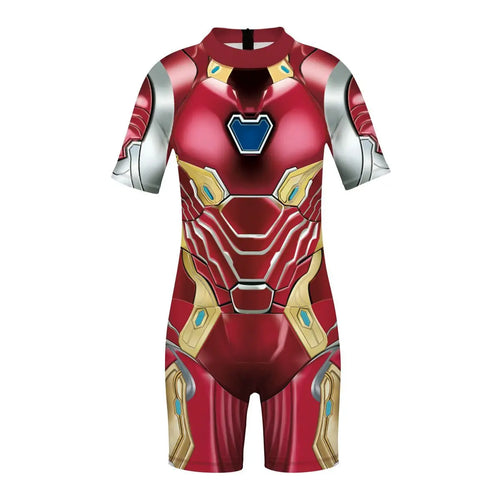Dziecięcy kombinezon Avengers Iron Man — srebrny stop