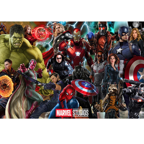 Plakat Marvel Studios – pełna obsada