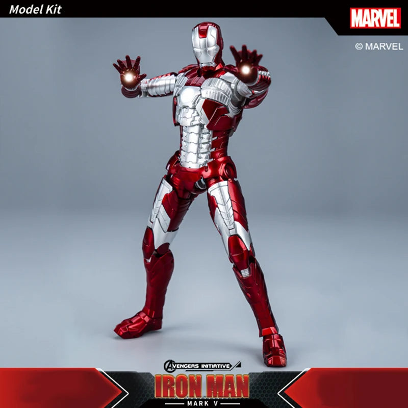 Figurka Fondjoy Iron Man MK5 — czerwono-srebrna zbroja z pudełkiem