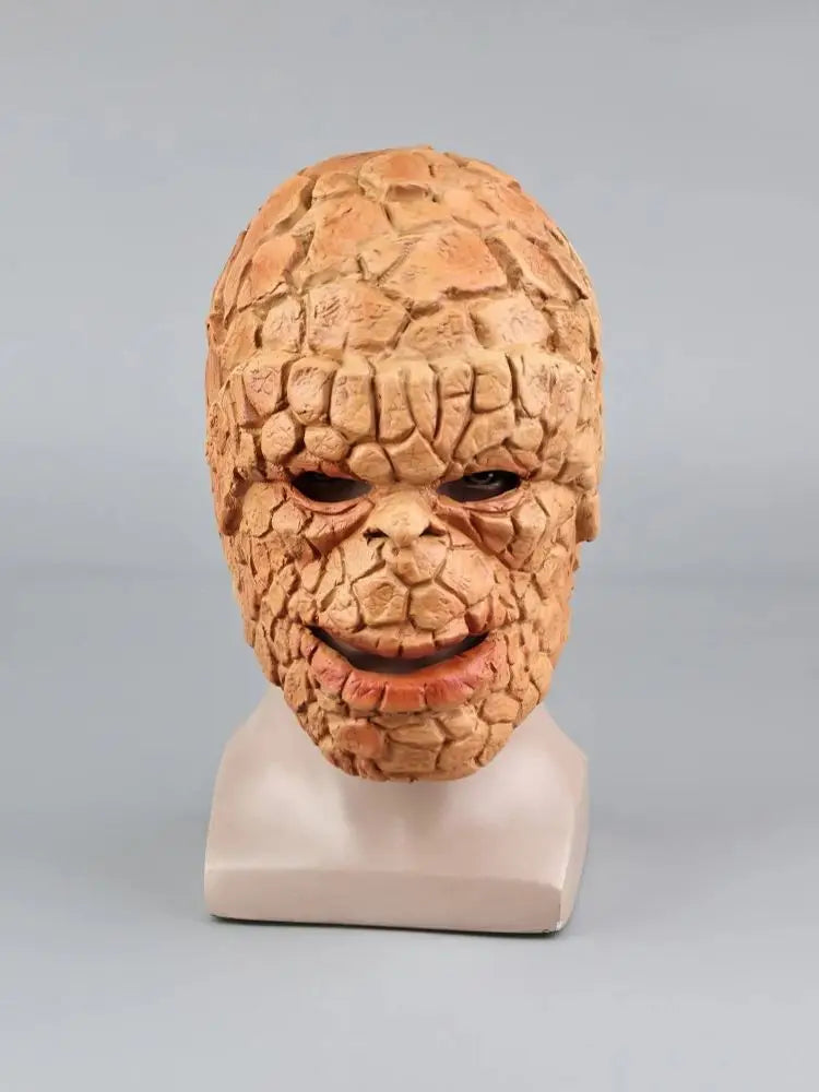 Maska i rękawice The Thing – cosplay Fantastic Four, lateks, dla dorosłych